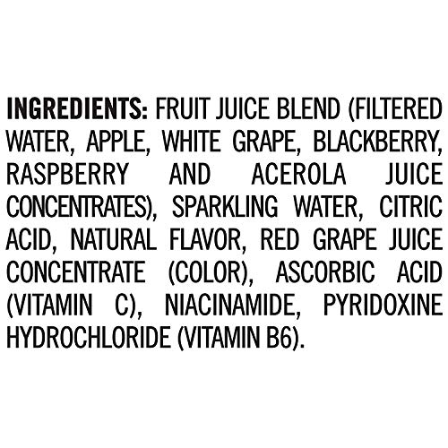 Izze Sparkling Juice, Blackberry, 8.4 Fl Oz 24 Count