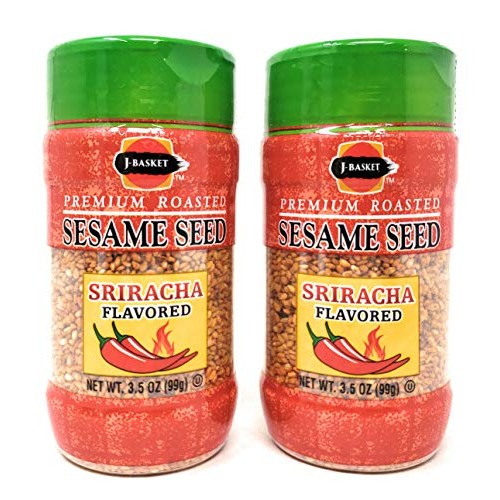 J-Basket Premium Roasted Sesame Seed Sriracha Flavored 2 Pack,