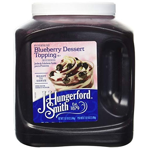 J Hungerford Smith Blueberry Dessert Topping, 122 oz Jug, 3 Pack