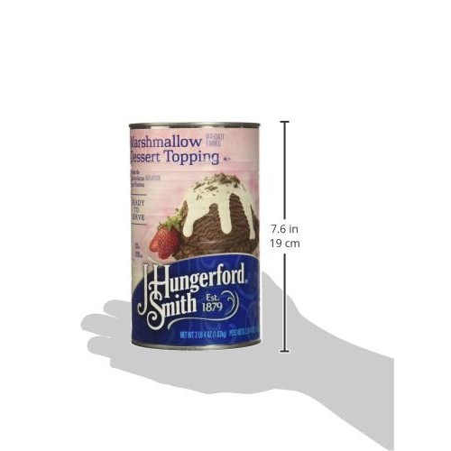 J Hungerford Smith Marshmallow Dessert Topping, 36 Ounce Pack o...