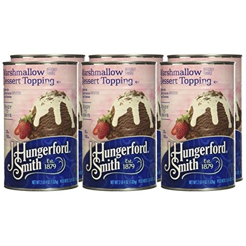 J Hungerford Smith Marshmallow Dessert Topping, 36 Ounce Pack o...