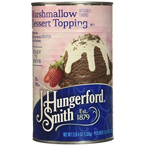 J Hungerford Smith Marshmallow Dessert Topping, 36 Ounce Pack o...