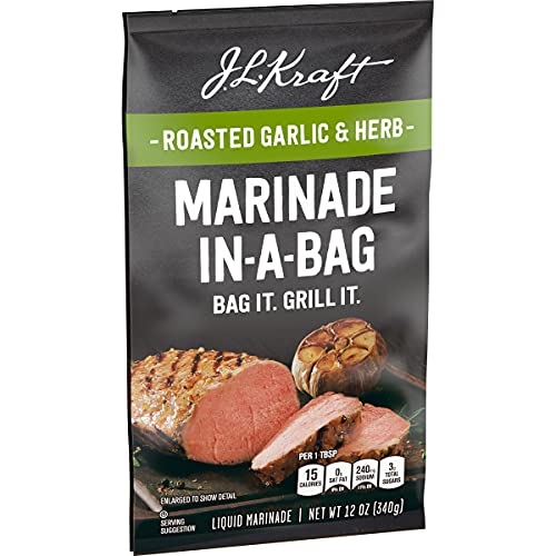 J.L. Kraft Herb & Garlic Marinade-in-a-Bag Liquid Marinade 12 o...