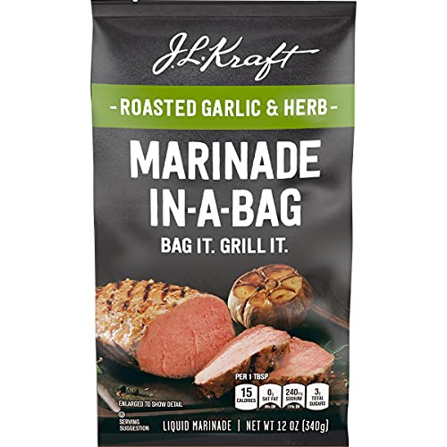 J.L. Kraft Herb & Garlic Marinade-in-a-Bag Liquid Marinade 12 o...