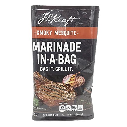 J.L. Kraft Marinade-In-A-Bag Bundle With Original Flavor, Smoky
