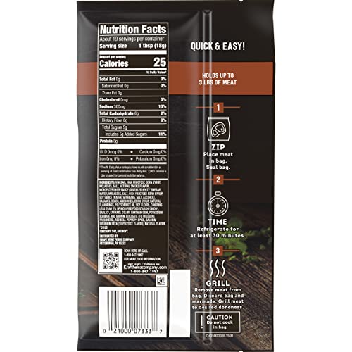 J.L. Kraft Marinade-In-A-Bag Smoky Mesquite Liquid Marinade 12 ...