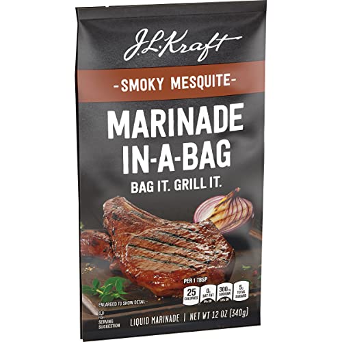 J.L. Kraft Marinade-In-A-Bag Smoky Mesquite Liquid Marinade 12 ...