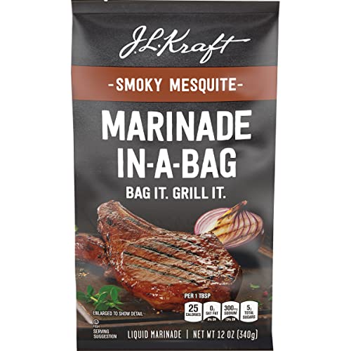 J.L. Kraft Marinade-In-A-Bag Smoky Mesquite Liquid Marinade 12 ...