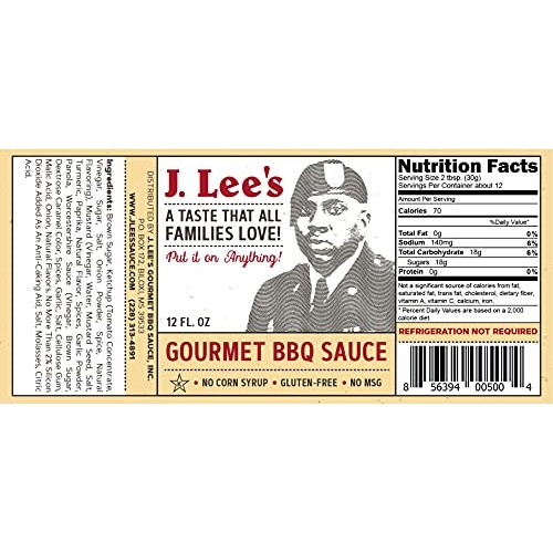 J. Lees Gourmet Bbq Sauce Original