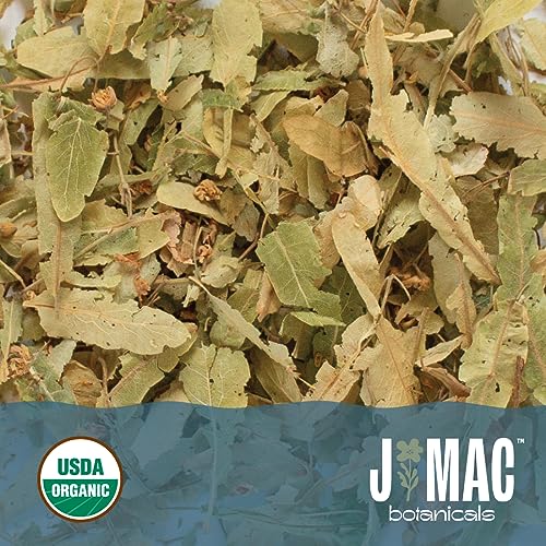J Mac Botanicals, Organic Linden Leaf and Flower, Whole 4 oz Ba...