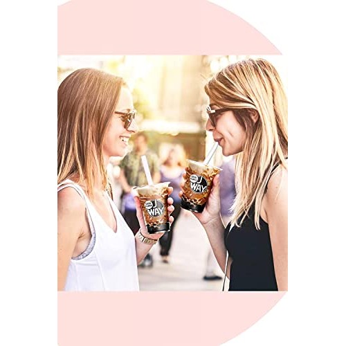 J Way Boba Milk Tea Set Classic Milk Tea With Brown Sugar Boba,