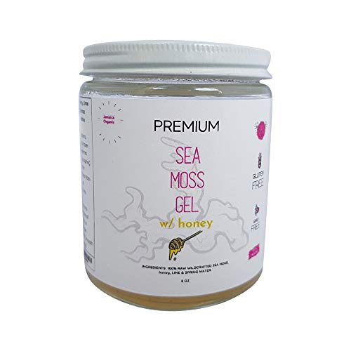 Wildcrafted Sea Moss Gel With Raw Honey, Organic Irish Seamoss W