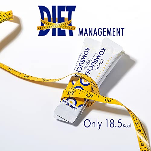 KOMBUCHA Lemon Kombucha Tea, 30 sticks x 5 grams, Zero Sugar, Sp...