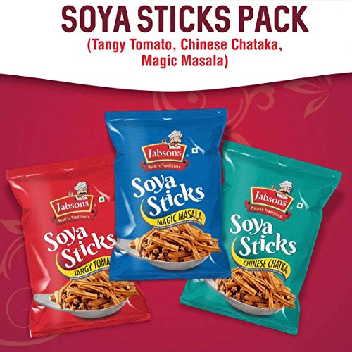 Jabsons - Soya Sticks 3 Pack, 180G X 3 Variety Mix