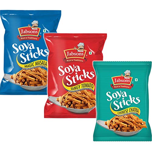 Jabsons - Soya Sticks 3 Pack, 180G X 3 Variety Mix