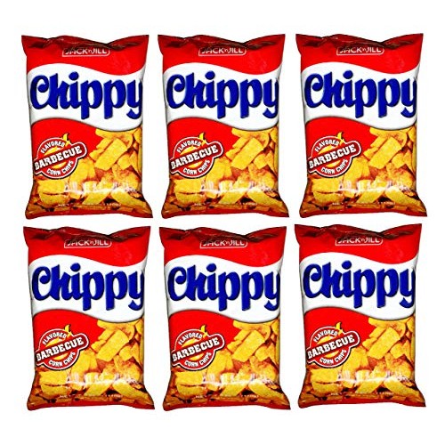 Chippy Barbeque Flavored Corn Chips 3.88Oz X 6 Counts