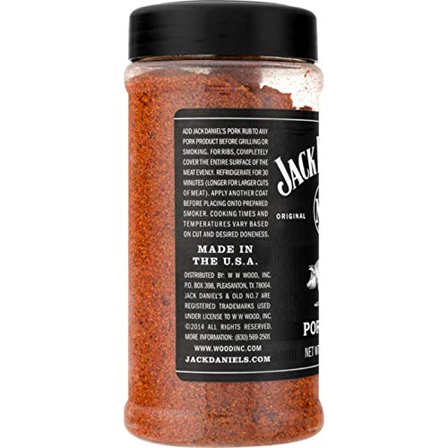 Jack Daniels Original Quality Pork Rub, 11 Oz