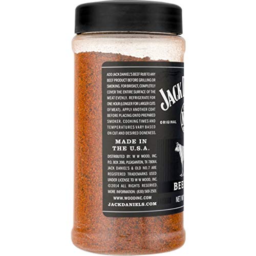 Jack Daniels 01761 Beef Original Quality Rub, 9 Oz