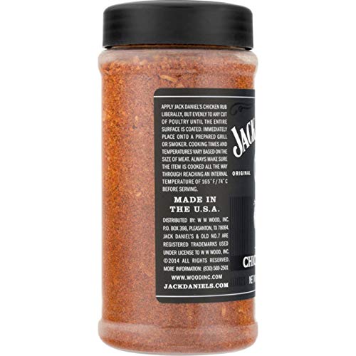 Jack Daniels Original Quality Chicken Rub, 11.5 Oz