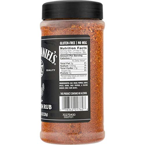 Jack Daniels Original Quality Chicken Rub, 11.5 Oz
