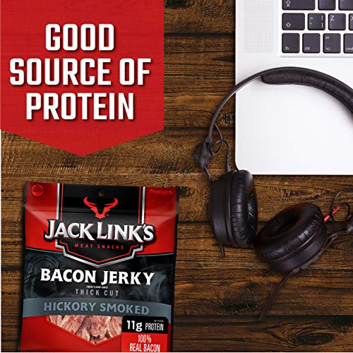 Jack Link’S Bacon Jerky, Hickory Smoked, 2.5 Oz. Bag – Flavorful