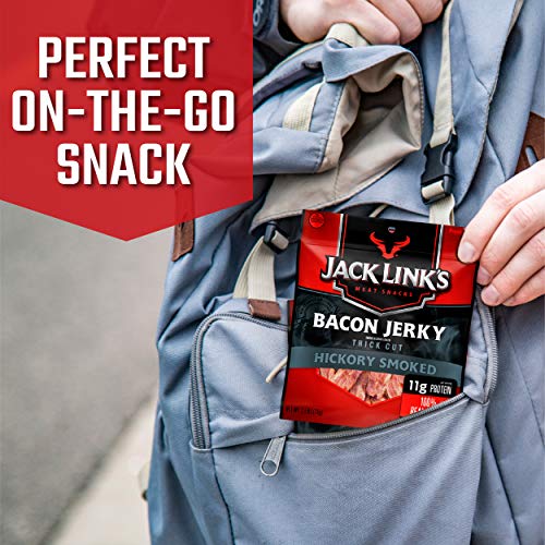 Jack Link’S Bacon Jerky, Hickory Smoked, 2.5 Oz. Bag – Flavorful