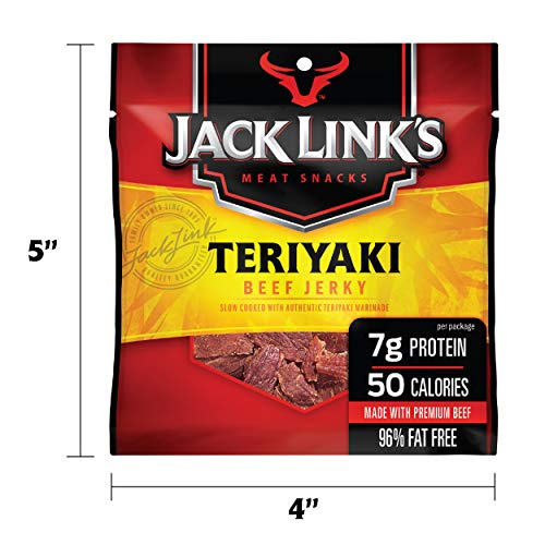 Jack Link’S Beef Jerky 20 Count Multipack, Teriyaki, 20, .625 Oz