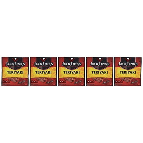 Jack Link’S Beef Jerky 5 Count Multipack, Teriyaki, 5, 0.625 Oz.
