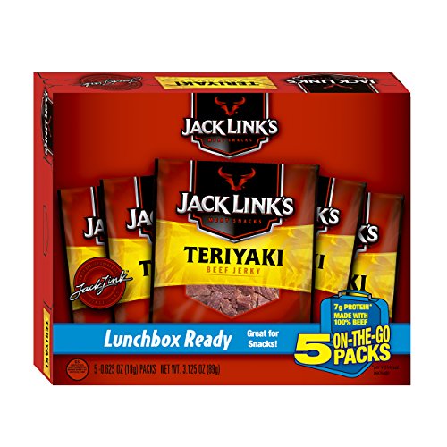 Jack Link’S Beef Jerky 5 Count Multipack, Teriyaki, 5, 0.625 Oz.