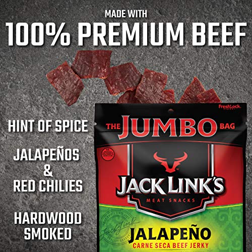 Jack Link’S Beef Jerky, Jalapeño Carne Seca, 5.85 Oz. Sharing Si