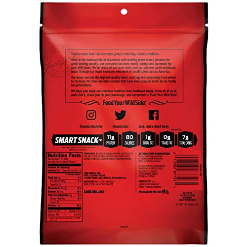 Jack Link’S Beef Jerky, Jalapeño Carne Seca, 5.85 Oz. Sharing Si
