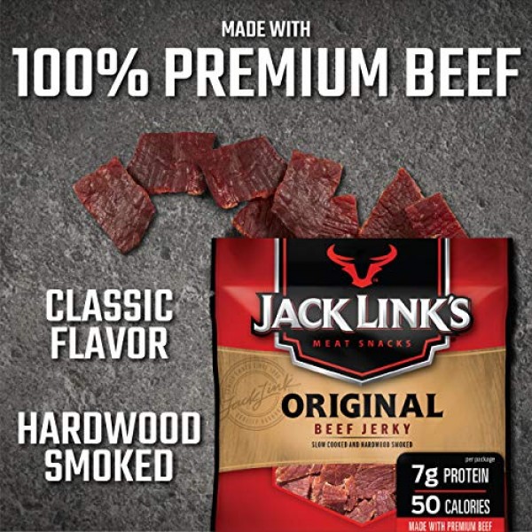 Jack Link’S Beef Jerky, Original, 0.625 Ounce – Flavorful Meat S