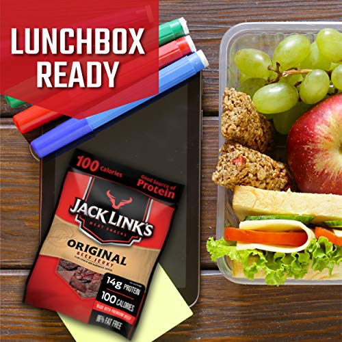 Jack Link’S Beef Jerky, Original, 1.25 Oz. Bags, 10 Count – Flav