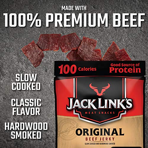 Jack Link’S Beef Jerky, Original, 1.25 Oz. Bags, 10 Count – Flav