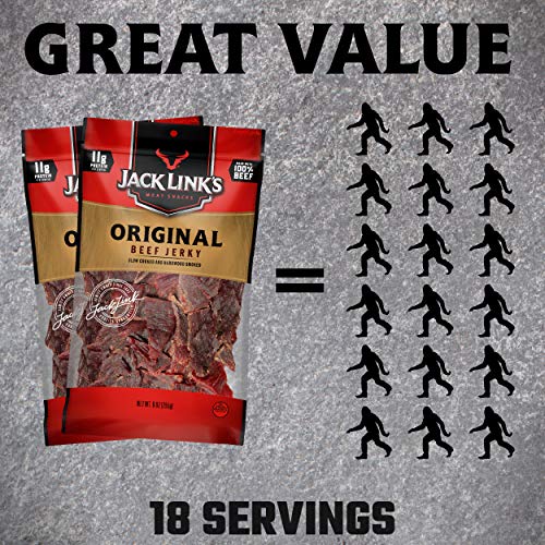 Jack Link’S Beef Jerky, Original, 2 9 Oz. Bags – Great Everyda