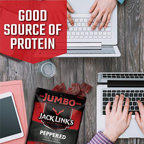 Jack Link’S Beef Jerky, Peppered, 5.85 Oz. Sharing Size Bag –Mea