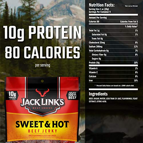 Jack Link’S Beef Jerky, Sweet And Hot, 2 9 Oz. Bags – Flavorfu