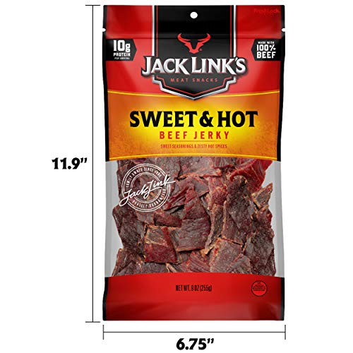 Jack Link’S Beef Jerky, Sweet And Hot, 2 9 Oz. Bags – Flavorfu