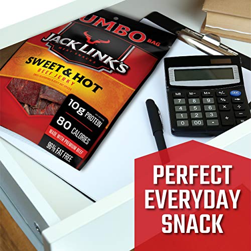 Jack Link’S Beef Jerky, Sweet &Amp; Hot, 5.85 Oz. Sharing Size Bag –