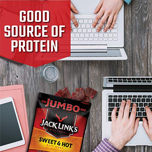Jack Link’S Beef Jerky, Sweet &Amp; Hot, 5.85 Oz. Sharing Size Bag –