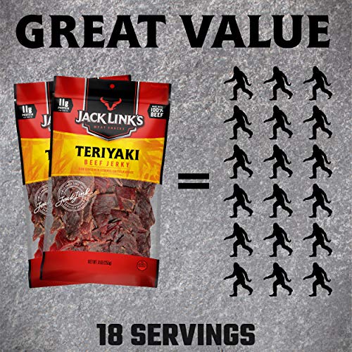 Jack Link’S Beef Jerky, Teriyaki, 2 9 Oz. Bags – Flavorful Eve