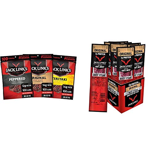 Jack Link’S Beef Jerky Variety Pack &Amp; Premium Cuts Beef Steak, O