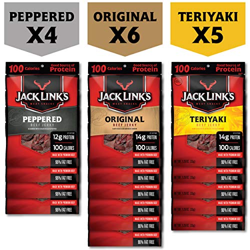 Jack Link’S Beef Jerky Variety Pack – Includes Original, Teriyak