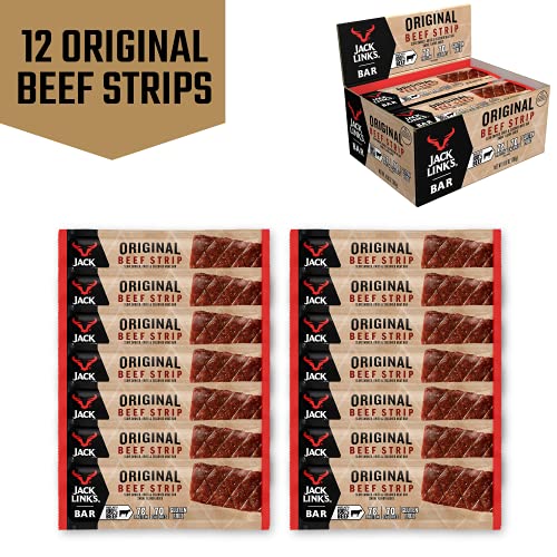 Jack Link’S Beef Strips, Original, 12 Count – Great Protein Bar,