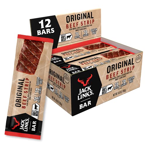 Jack Link’S Beef Strips, Original, 12 Count – Great Protein Bar,