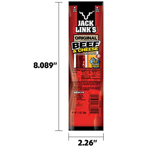 Jack Link’S Original Beef &Amp; Cheese Combo Pack, 1.2 Oz., Pack Of