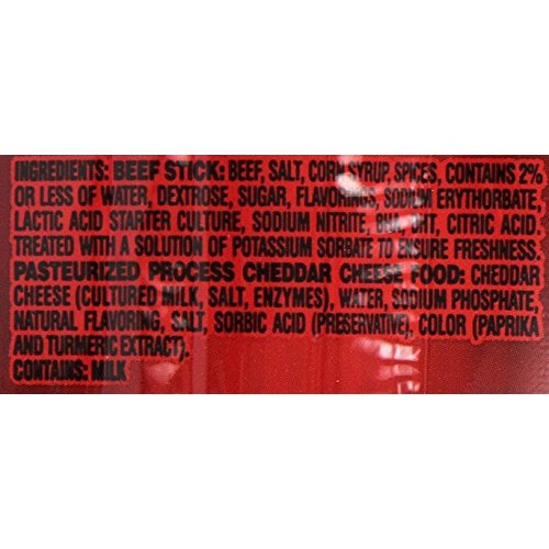 Jack Link’S Original Beef &Amp; Cheese Combo Pack, 1.2 Oz., Pack Of