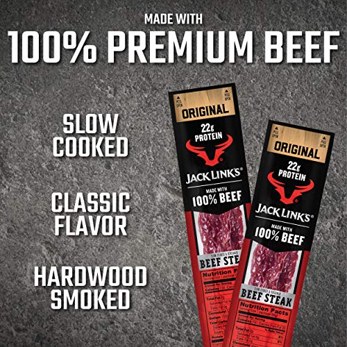 Jack Link’S Premium Cuts Beef Steak, Original, 2 Oz., 12 Count –