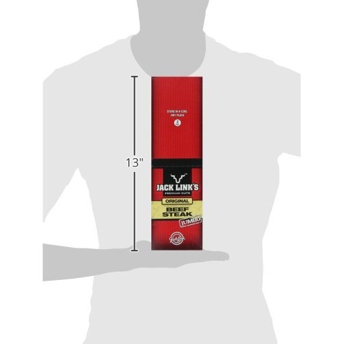 Jack Link’S Premium Cuts Beef Steak, Original, 2 Oz., 12 Count –