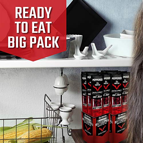 Jack Link’S Premium Cuts Beef Steak, Peppered, 2 Oz., 12 Count –
